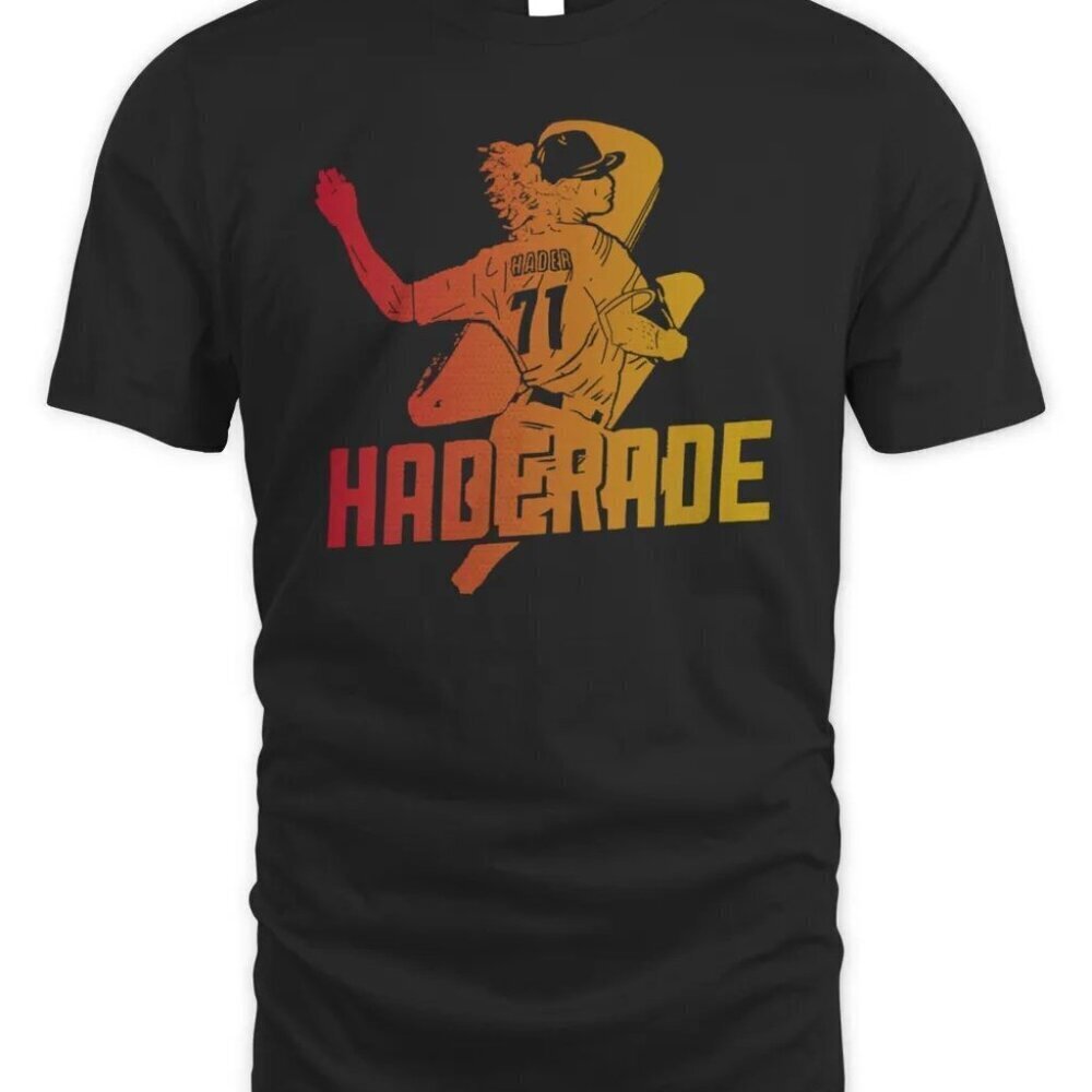 Josh Hader Houston Haderade Shirt Retro Baseball Graphic Tee MLB Fan Apparel.